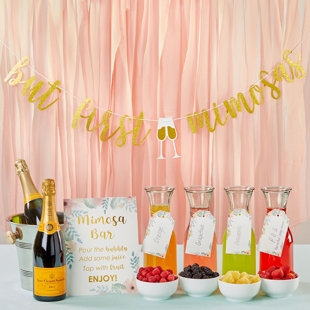 Mimosa Bar 10Piece Kit Gold Glitter