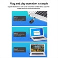 thumbnail image 4 of Adaptador WiFi USB 900Mbps Bluetooth 5.3 Inalámbrico Banda Dual 2.4G/5GHz WiFi USB Dongle Receptor Wlan para PC/Laptop, 4 of 5