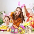 thumbnail image 2 of YMARPT Easter Crafts Wooden House, DIY Easter Wooden House, Wooden Easter Crafts to Paint, Unfinished Wood Bird Houses Crafts Kits, Easter Painting Crafts Kit for Easter Spring Party Supplies, 2 of 5