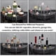 thumbnail image 4 of Exhibidor semicircular redondo de 3 niveles, acrílico, en forma de media luna, para postres, perfumes, mini cupcakes., 4 of 6