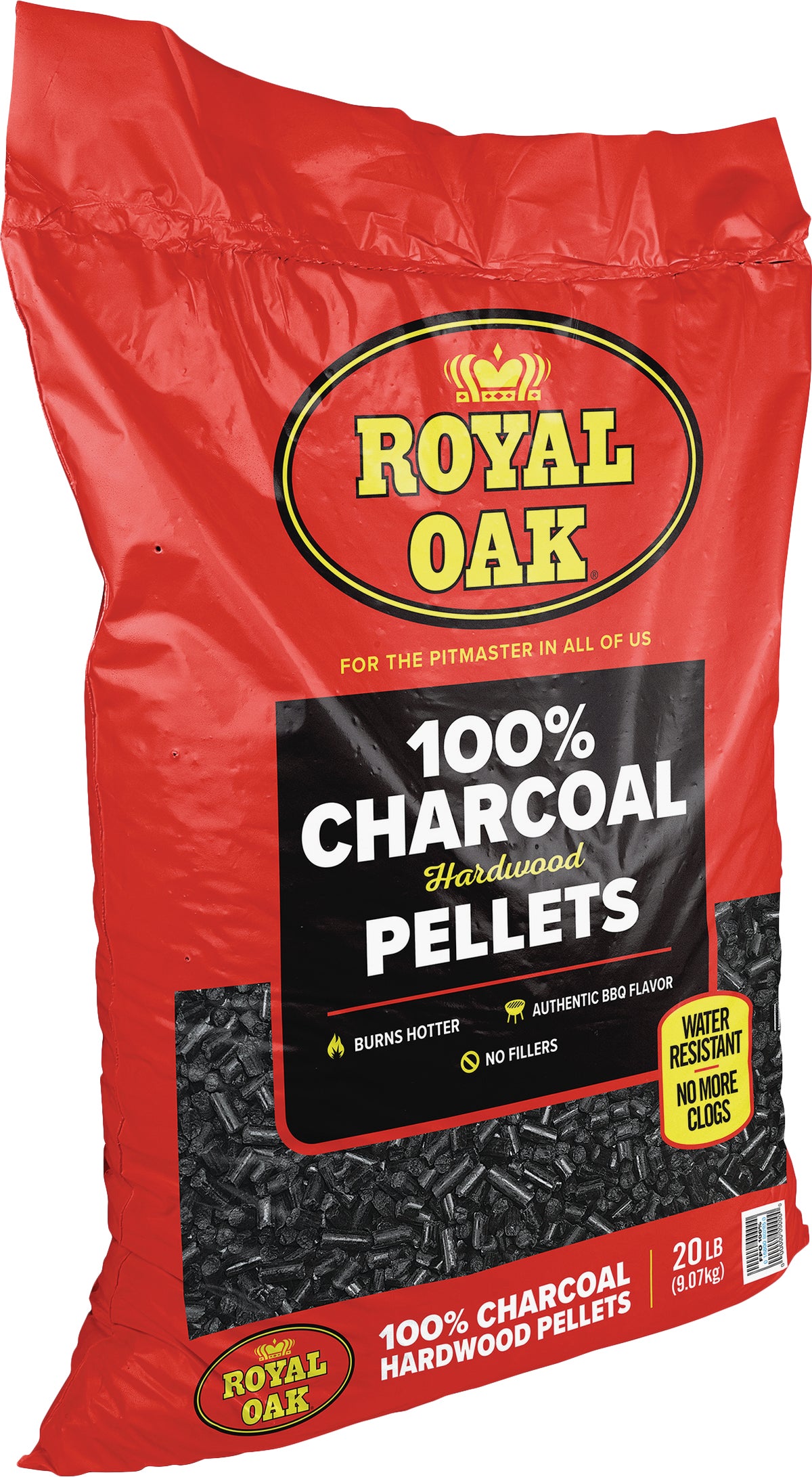 Royal Oak Charcoal Pellets, 100%, Hardwood - 20 lb