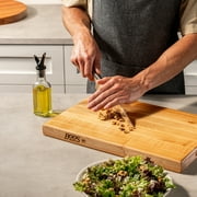 John Boos R-Board Reversible Wood Cutting Board, 18 x 12 x 1 1/2, Maple