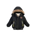 thumbnail image 1 of Faithtur Hooded Puffer Jacket Thick Long Sleeve Winter Warm Coat with Pockets, 1 of 7