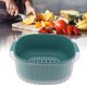 thumbnail image 1 of Juego de Colador de Cocina 2 en 1 Cesta de Lavado de Verduras de Doble Capa Cesta de Secado y Lavado de Frutas Cuenco de Drenaje Colador de Frutas ANGGREK  Otros, 1 of 8