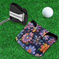 thumbnail image 5 of Haosy Various Cute Flower Golf Mallet Putter Cover Strong Magnetic Leather Golf Club Headcover Closure, 5 of 7