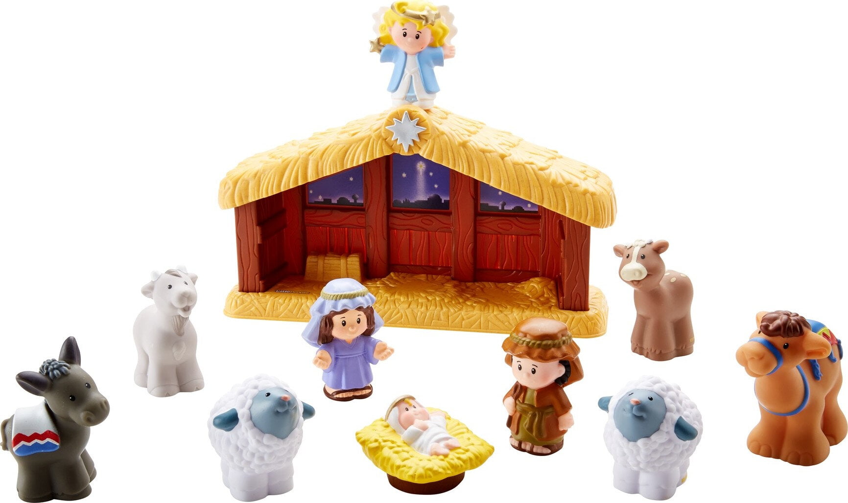 Details about   Fisher Price Little People Nativity BLUE WISEMEN KING African Christmas wise man 