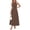 Dot Brown Apricot, variant on PRETTYGARDEN Summer Halter Dresses for Women Vacation Outfits Sleeveless Polka Dot Sundress Wedding Guest Maxi Dress