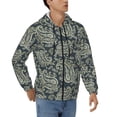 thumbnail image 4 of Zip Up Hoodies for Men - Paisley Pattern No.9075 Long Sleeve Comfrt Men'S Fashion Hoodies & Sweatshirts, Jackets for Men Hoodies Pullover Clothing Clothes with Pouch, 4 of 5