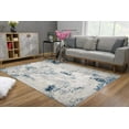 thumbnail image 1 of eRug Outlet Modern Abstract Area Rug Blue, 1 of 6