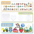 thumbnail image 4 of Juego de abalorios para manualidades AJAZPER, 1000 unidades, 5 mm, 20 colores, 4 of 6