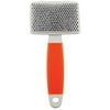 Wahl Cat Slicker Brush with Comfort Coated Pins, Orange/White - 858418