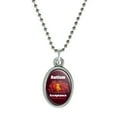 thumbnail image 1 of Autism Acceptance Different Not Less with Cute Dogs Antiqued Oval Charm Pendant with Chain, 1 of 3