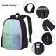 thumbnail image 3 of Fotbe Beautiful Glitter Set Escolar 3 en 1 para Niños - Mochila Duradera con Lonchera Aislante y Estuche para Lápices - Mochila Escolar para Niños y Niñas, 3 of 7