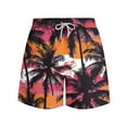 thumbnail image 5 of Odeerbi Mens Swim Trunks Hawaiian Tropical Print Bord Shorts Summer Beach Swimming Trunks Loose Beach Shorts with Pocket Swimming Pants Multicolor, 5 of 6
