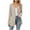 Khaki, variant on Dagegui Womens Open Front Cardigans Long Sleeve Knit Button Down Sweaters Fall Casual Cardigan Solid Color Outwear Coats Black S