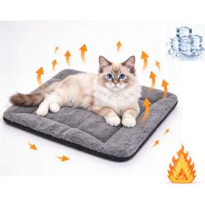 Self-Warming Cat Bed Pad Self Heating Pad Self Warming Pet Mat Reversible Soft Rest Pad for Cats & Small Pets