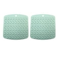 thumbnail image 4 of EeaseMX Almohadilla aislante de silicona multifuncional, almohadilla aislante térmica, mantel individual antideslizante para mesa de cocina, tapete para tazas, bandeja para ollas (verde claro), 4 of 7