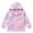 Purple, variant on Gyexs Boys Girls Rain Jacket Cute Heart Print Lightweight Waterproof Hooded Lined Raincoat Windbreakers (Purple, 5-6 Years)
