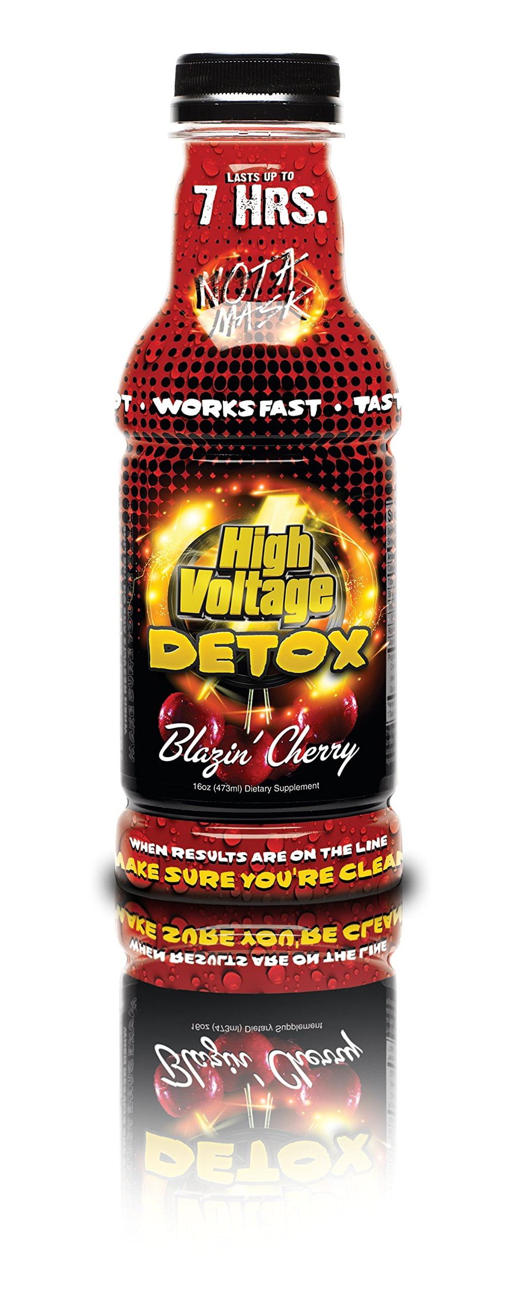 High Voltage Detox Drink, 16 oz, Blazin' Cherry Flavor, Supports Toxin  Removal - Walmart.com