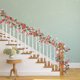 thumbnail image 4 of Guirnaldas Colgantes Navideñas Artificiales de Ratán con Frutos Rojos para Escaleras, Paredes, Chimeneas, Decoración Interior y Exterior., 4 of 6