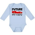 thumbnail image 3 of Inktastic Future Pit Crew Red Race Car Boys or Girls Long Sleeve Baby Bodysuit, 3 of 5