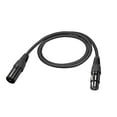 thumbnail image 5 of XLR Male to XLR Female Cable Line, for Microphone Video Camera Sound Card Mixer Black Line 1M 3.2ft, 5 of 5