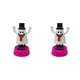 thumbnail image 4 of Ounissouiy Columpio Solar para coche, muñecas con temática de Navidad Solar, decoración de juguete de baile con energía, buenos adornos interiores para Fantasma de la lengua 2piezas Ounissouiy CBP095429, 4 of 5