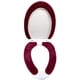 thumbnail image 3 of Juego de cojines para asiento de inodoro, juego de dos accesorios de baño de terciopelo lavable, cubierta de asiento de inodoro y cubierta de inodoro Ormromra ZJWJ375-3, 3 of 5