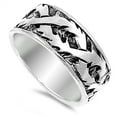 thumbnail image 1 of Infinity Symbol Thorn Vine Wedding Ring ( Sizes 5 6 7 8 9 10 11 12 13 14 ) New .925 Sterling Silver Band Rings (Size 8), 1 of 4