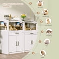 thumbnail image 2 of GETYES Large Breathable Hamster, Guinea Pig, Rabbit & Hedgehog Habitat Cage, White, 2 of 8