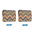 thumbnail image 7 of FORMRS 15"-15.6" Laptop Sleeve Protective Case Soft Carrying Quilted Computer Bag Cover, Orange Geometric, 7 of 7