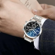 Mens Watches Prime,Mens Watches Easy Read Analog Quartz Sport Waterproof Watch for Men Designer Mens Wrist Watches with Stainless Steel Band(A )