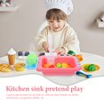 thumbnail image 3 of KAKOWELY 1 juego de simulación de lavavajillas eléctrico con agua corriente, vajilla de cocina, juguete, 3 of 5