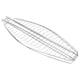 thumbnail image 4 of Cesta para parrilla de pescado con gancho, malla antiadherente, pinza para barbacoa de pescado a la parrilla, herramienta para barbacoa al aire libre (plateado 44x15cm), 4 of 6