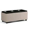 thumbnail image 4 of Atlin Designs Storage Bench in Natural, 4 of 5