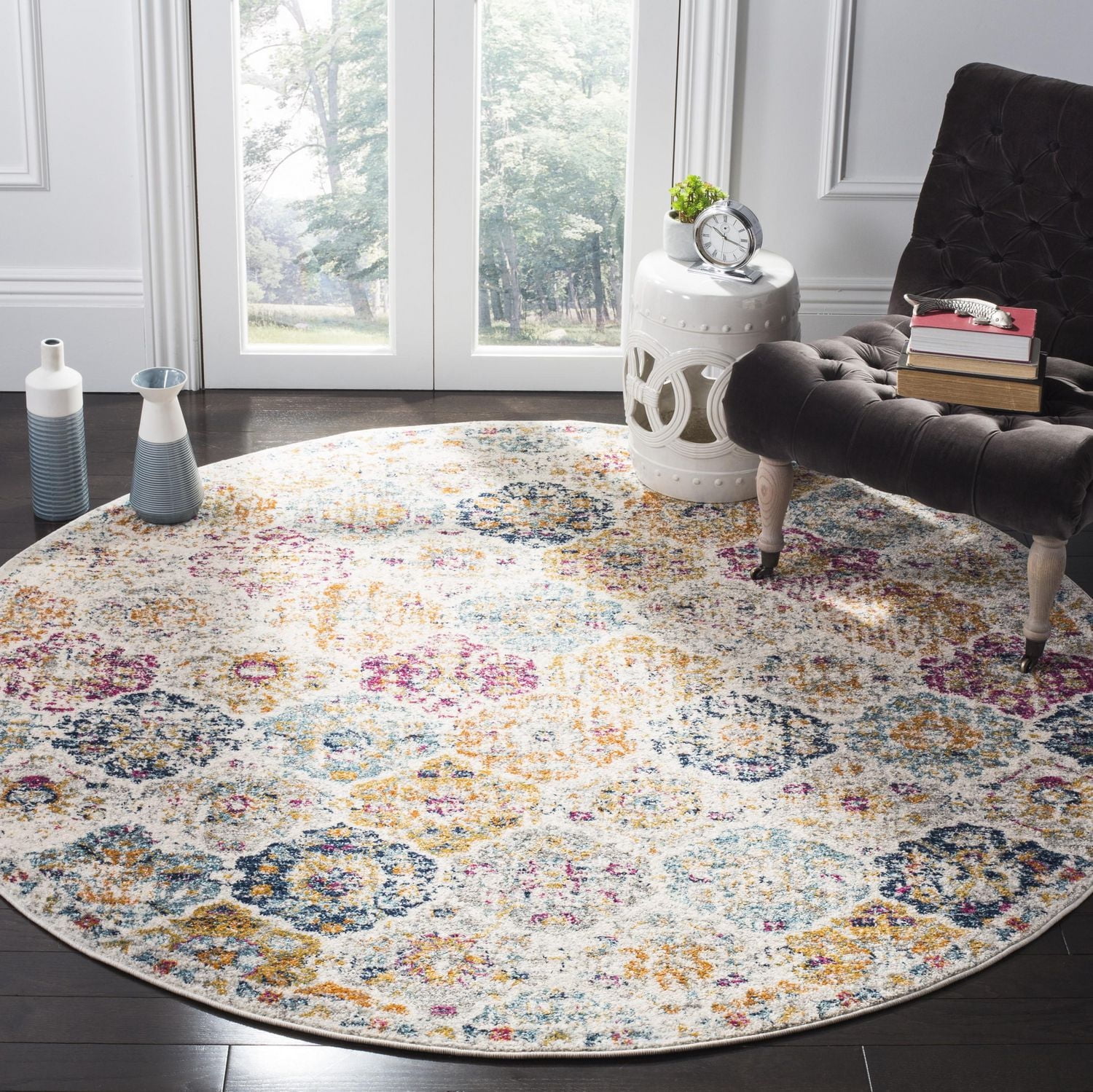 SAFAVIEH Madison Judith Tapis Géométrique Floral