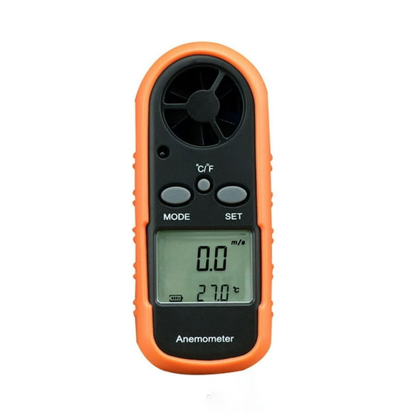 Fawoonu Portable Digital Anemometer with Backlit LCD for Wind Speed, Temperature, and Wind Chill Measurement