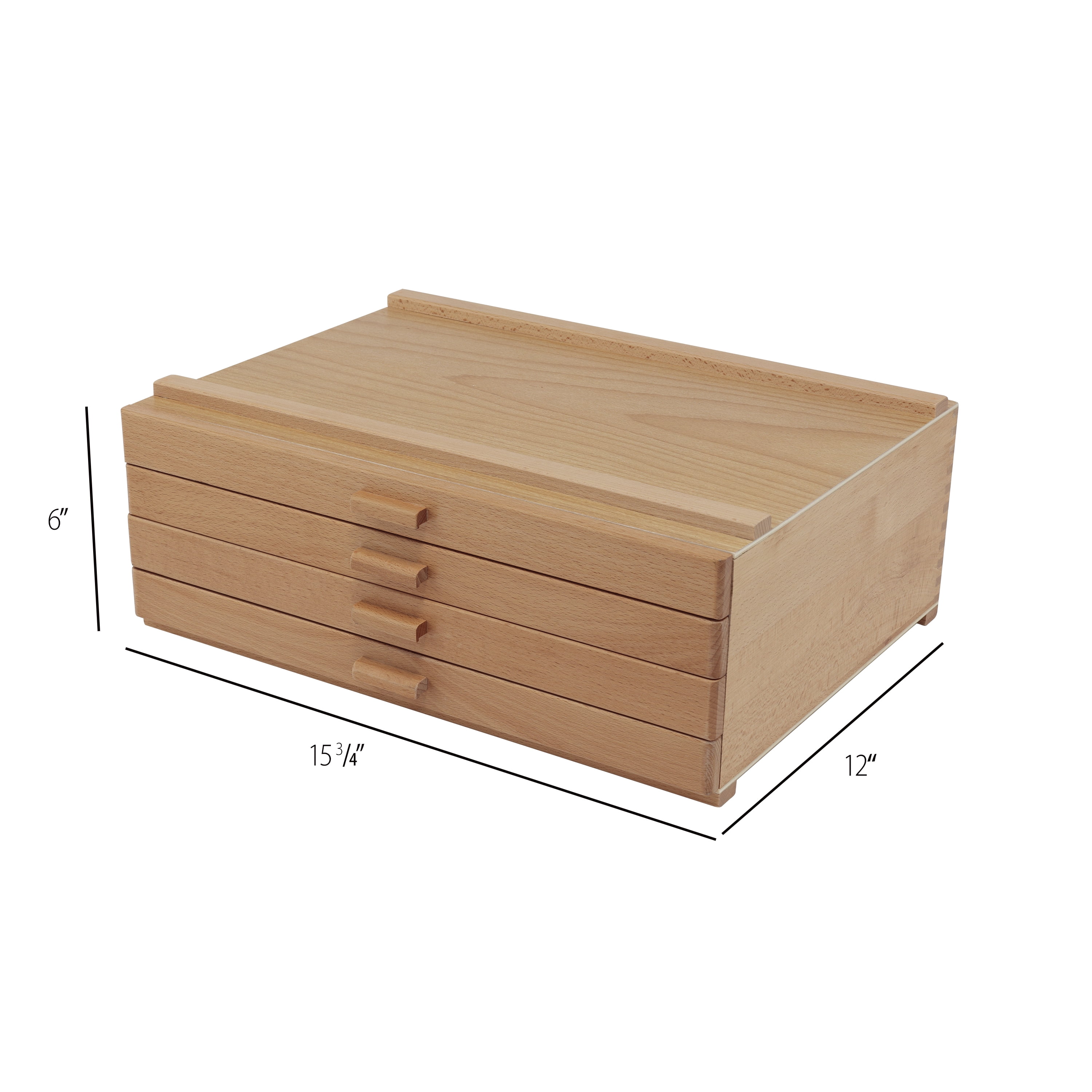 HG Art Concepts Artists Storage Chests - Premium Studio Organizer for Paint Tubes, Brushes, Pencils, Markers & More - 4 Drawer