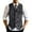 Grey, variant on Jackets for Men,Men's Vest Blazer, Retro Lapel Design with Chain Detail, Multi-Functional Sleeveless Suit Jacket,Mens Winter Coats,Size:S