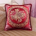 thumbnail image 6 of chaungfeng Vintage Euro Classic EmbossFlower Pillows Covers 18.9"x18.9",Embroidered Sofa Upholstery Cushion Cover, Car Office Bedrooms Home Backrests Pillowcases, 6 of 6