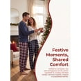 thumbnail image 4 of Xidunhg Men's 3-Pack Comfortable Pajama Pants, Cotton Blend Flannel Plaid Sleep and Lounge Bottoms with Pockets, 4 of 13