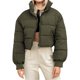 thumbnail image 3 of Txlixc Chaqueta corta y esponjosa para mujeres con cremallera de cuello largo Txlixc moda, 3 of 6