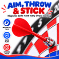thumbnail image 3 of Magnetic Dart Board - 12pcs Magnetic Darts - Excellent Indoor Game and Party Games - Gifts for 5 6 7 8 9 10 11 12 Year Old Boy Kids, 3 of 8
