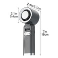 thumbnail image 3 of High-Speed Foldable FanRechargeable Portable Air Cooler Quiet Foldable Fan For Outdoor Travel Camping Office Home, 3 of 8