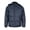 Blue, variant on Men's Heavyweight Insulated Lined Jacket with Removable Hood BIGBEAR (Black, 2XL)