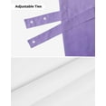 thumbnail image 7 of Fsddascl Purple Ombre Tie Up Valance Curtains for Windows, Kitchen Curtains Window Treatments, Modern Gradient Abstract Art Short Window Shades Valances for Bedroom Bathroom Cafe 42"x18", 7 of 7