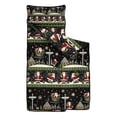 thumbnail image 2 of Black Christmas Santa Pattern Toddler Nap Mats for Kids Preschool,50"x20" Sleeping Mat Bag or Kids,Toddler Sleeping Bag,Toddler Nap Mat or Daycare, 2 of 6