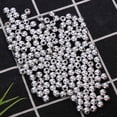thumbnail image 1 of Accesorios diy cuentas de perlas joyería diy 50 g/bolsa cuentas de ABS chapadas accesorios de ropa de joyería DIY coloridos decoración de boda plata de 10MM ANGGREK Otros, 1 of 8