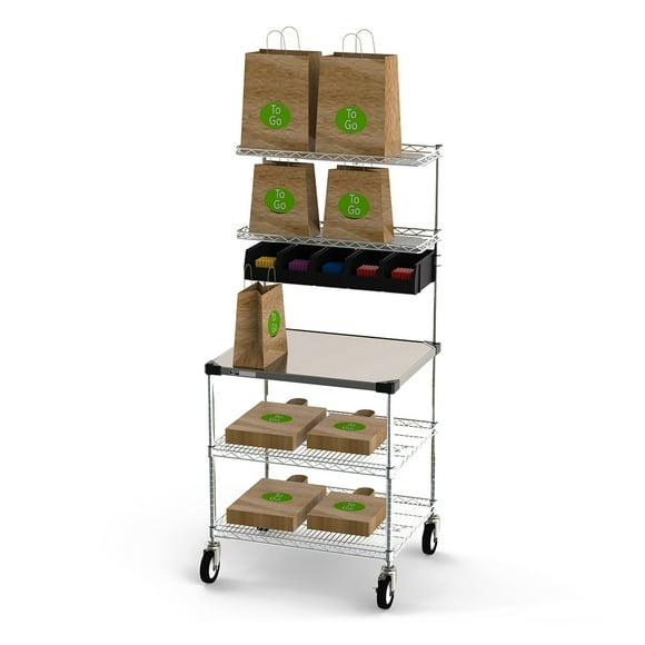 Metro CR2430DSS Delivery & Drive Thru Staging Station, 24" x 30"
