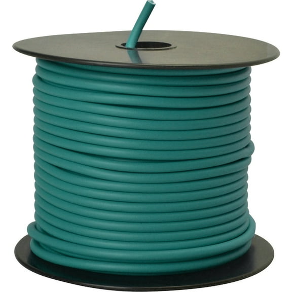 SouthWire Corp. 55678923; Primary Wire; 12 Gauge Insulated Automotive Wire - 100 ft, Green
